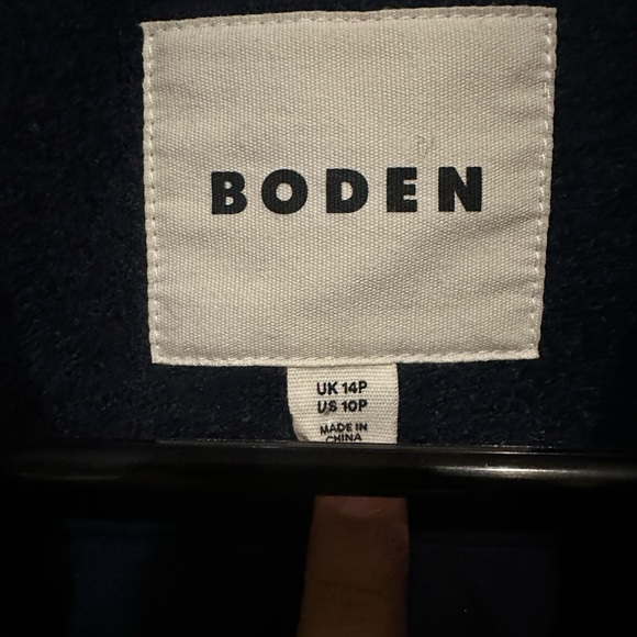 Boden Marylebone Textured Blazer - Wool Blend - Navy 10P - Picture 7 of 8